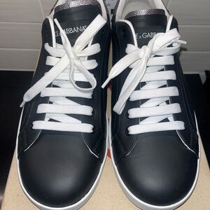 Dolce & Gabbana Black and White Sneakers